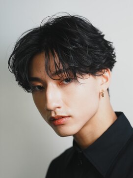 フィフス 札幌大通(fifth) 札幌ニュアンスパーマフェザーパーマ毛流れセンターパート微分け