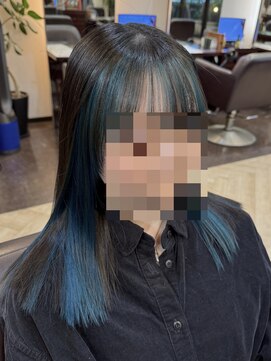 キャラ 池袋本店(CHARA) 水色フェイスフレーミング/池袋フェイスフレーミング