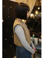 チャプター 問屋町(chapter)&nbsp;髪質改善トリートメントミニボブヘイリーボブ切りっぱなしボブ