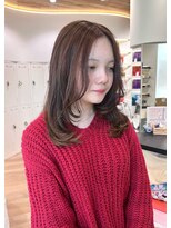 アーチバイケンジ(arch by kenje)&nbsp;レイヤーカットナチュラルブラウンミディアム