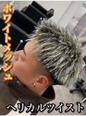 MEN’S HAIR/波巻きツイストスパイラル/リバースセンターパート