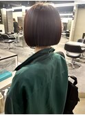 クセが出にくいミニボブ【20代30代40代】髪質改善縮毛矯正