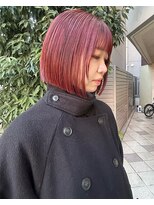シロ(siro) ビビットなワインレッドカラーbob