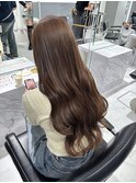 ベージュカラー ケアブリーチ ロング