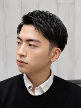 ヨシザワインク プレミアム 横浜 桜木町店(YOSHIZAWA Inc. PREMIUM) 爽やかビジネスアップバング