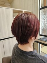 セッションパーゴ(SESSION PAGO)&nbsp;夏に向けて艶レッドで魅せる大人ショート
