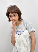 ショートバングマッシュボブ