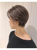 柔らかな質感の大人ショート　担当多田