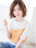 アンジュヘアー　大人かわいい無造作ショートボブ