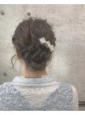 結婚式お呼ばれヘアセット