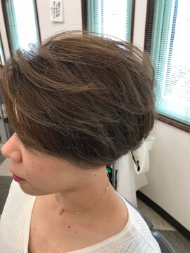 美容室 峰 ナチュラル透明感カラー