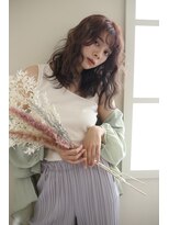 ヘアーメイクパウダー 天王寺寺田町店(Hair make powder) 小顔外ハネミディアムアッシュ20代30代40代くびれミディ韓国ヘア