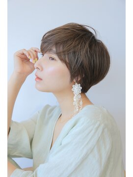 ナットナウ(NOT NOW) 大人可愛い20代30代40代小顔ワンサイドショートボブ丸み前下がり