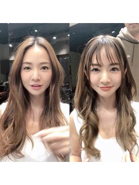 アフロート ギンザ(AFLOAT GINZA) AFLOAT GINZA【仲道 弘泰】前髪作った【before→after】