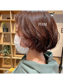 カフネ(CAFUNE) 《藤野お客様スタイル》ニュアンスパーマボブ