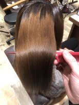 ブランシェ神領店&nbsp;ブリーチ毛でも髪質改善酸性ストレートでツヤ髪に☆