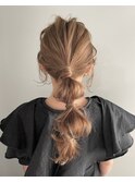 【astar】簡単アレンジ　ゆるふわポニー