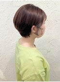 【flor 戸塚】*マニッシュショート+ツヤブラウン*