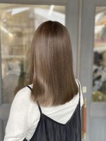 アンダーバーホワイトモデ 河内長野(_WHITE mode)&nbsp;◎20代30代大人可愛い髪質改善カラーアッシュグレージュ透明感