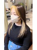 20代 30代 40代 インナーカラー ロング 大人可愛い 立体感