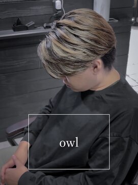 アウル 心斎橋(owl) センターパート×メンズバレイヤージュ
