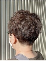 ソラ ヘアーメイク(SORA HAIR MAKE)&nbsp;刈り上げマッシュ×ハイライト×パーマ