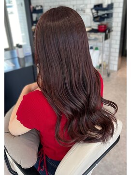 チャオ バイ ミチ(Chao by MICHI) 【Chao yuika】カシスブラウン 韓国風ヘア ブリーチなしカラー