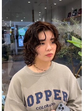 シアン 矢場町店(CYAN.) レイヤー×パーマ×伸ばしかけの髪にオススメ