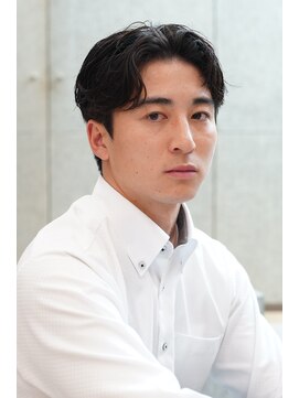 にもう ダークアッシュ ニュアンスパーマ 韓国マッシュ s7