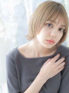 カバーヘア 上尾西口店(COVER HAIR) 透明感ミルクティーアッシュ小顔ウルフカットh3上尾10代20代30代