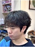 シャドウパーマ/ニュアンスパーマ/韓国へア/メンズパーマ/柏