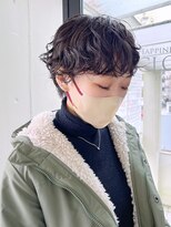 ハピネス 河原町店(Happiness) くしゃくしゃパーマ　ショートカット　京都美容室　進詩織