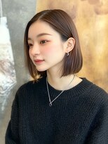 ジゼル 博多筑紫口店(GiseL)&nbsp;切りっぱなしボブ　再現性カット　スタイリング簡単　20代30代