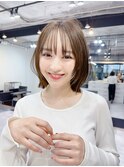 ボブレイヤー/顔周りカット/顔周りレイヤー/レイヤー