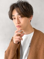 フェザーパーマブルーブラックニュアンスパーマ#02mf0605