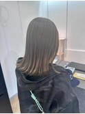 暗髪透明感♪ブリーチミルクティーショコラブラウン