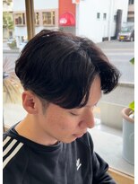 エッジ(EDGE) 大分メンズ毛流れニュアンスノーマルパーマ刈り上げショート