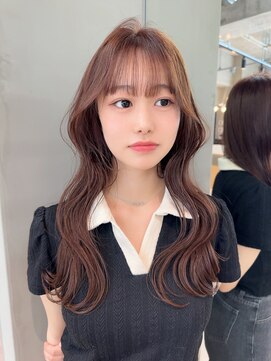 ロンドミラー 博多店(Lond Mirror) ブリーチなしダブルカラーで作るピンクブラウン