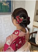 袴　ヘアアレンジ