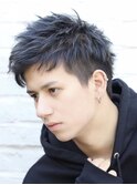 大分メンズツーブロック刈り上げスパイキーベリーショートカット