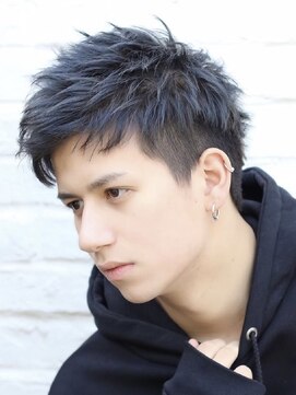 フィフス 大分(fifth) 大分メンズツーブロック刈り上げスパイキーベリーショートカット