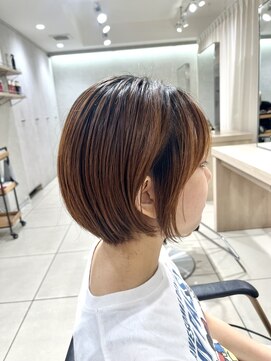 アッシュ 高幡不動店(Ash) 日野立川酸性ストレート艶髪ショートショートボブ