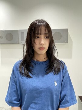 イル 天神西通り店(ill) 暗髪ヘア/透明感グレージュ/レイヤーカット