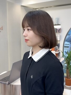 ロンドリゼル 札幌(Lond RiseL) ◯ オリーブグレー/韓国/レイヤーカット/髪質改善/縮毛矯正/札幌