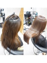 ヘアテリア リュウ 大塚(hair teria ryu) 縮毛矯正/髪質改善縮毛矯正/前髪縮毛矯正/表面ハーフ矯正
