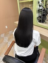 イオエ 西梅田(ioe) ブリーチなしカラー/髪質改善/ミルクティーベージュ/小顔ヘア