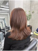 大人ピンクレッドミディアム