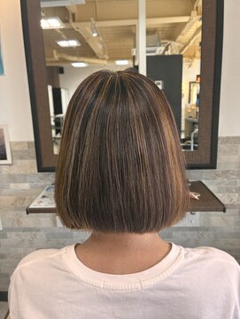 ヘアーララプラス(HAIR lala＋) 【HAIR lala+】 #ボブ#ハイライト#ツヤ