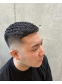 【濡れパン×スキンフェード】緩パンで大人のクロップスタイル
