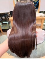 バイオレット 表参道店(Violet) チェリーレッドピンクブラウンケアブリーチデザインカラー表参道